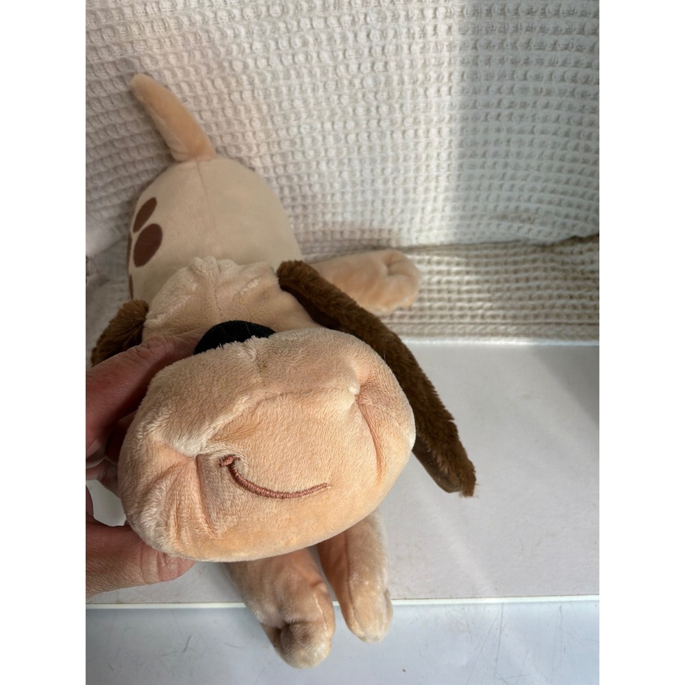 Retro Kids Pound Puppies Classic Plush Dog Small Tan Brown